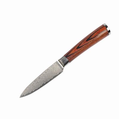 China Hot Sale Classic Multipurpose Chef Knife Minimalist High Quality Knife Paring Red Colored Wood for sale