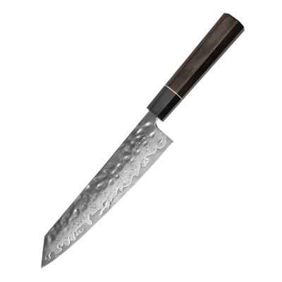 China Hot Selling Minimalist Chef Knife 9 Inch Damascus Steel VG10 Head Knife Home Kitchen Fruit Knife for sale