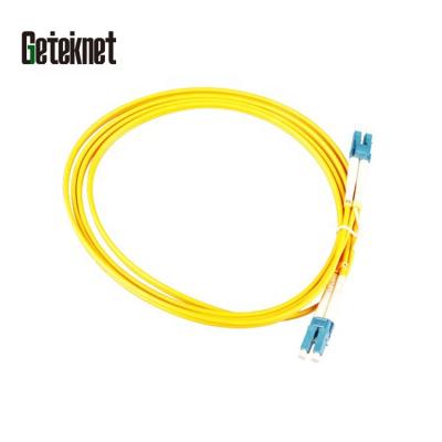 China Yellow PVC Patch Cord Fiber Optic Patch Cord Singlemode SM 9/125 LSZH Fiber Optic Patch Cord Fiber Optic Suppliers (LSZH Optional) 1M LC for sale