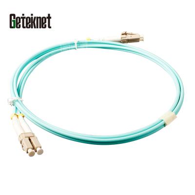 China FTTH 3M Fiber Optic Patch Cord LC to Optical Equipment 10FT FTTH MM (LC OM3 Duplex MM 50/125 Aqua LSZH Fiber Suppliers SM Optional) for sale