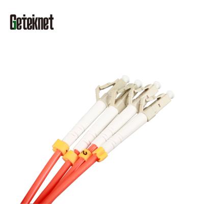 China LSZH (PVC optional) 5M LC to LC OM2 Fiber Optic Patch Cord Duplex Orange MM 50/125 LSZH Fiber Optic Patch Cord Fiber Optic Jumper for sale