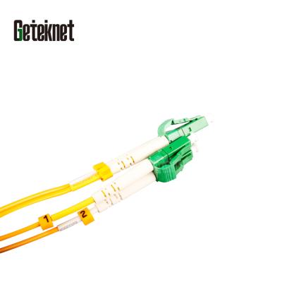 China LSZH Patch Cord Singlemode Fiber Optic OS2 (PVC Optional) 25M LC Duplex Yellow SM 9/125 LSZH Fiber Optic Patch Cord Fiber Optic Patch Cord for sale