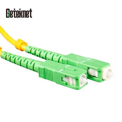 China FTTH FTTX FTTB 1M 2M 3M 10m SC/APC to SC/APC fiber optic patch cord singlemode odf 24 core fiber patch cord network fiber optic patch cord for sale