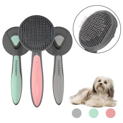 China New Viable Wholesale Lowest Price Dog Cat Comb Pet Hair Removal Grooming Comb Cleaning Brush for sale