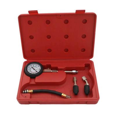 China Petrol Engine Pressure Gauge Kit Rubber and Copper Quick Engine Tester Compression Meter Cylinder TU-20-1 Automobile Testing Tools for sale