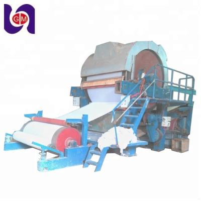 China Automatic Small Scale Mini 787 Type 1ton/Day Toilet Paper Making Machine Prices for sale