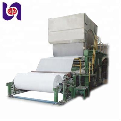 中国 Rice Straw Paper Making Machine And Paper Mill Line Toilet Paper Machine 販売のため