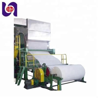 China reasonable quality tissue facial paper machine for waste paper recycling production line price for sale