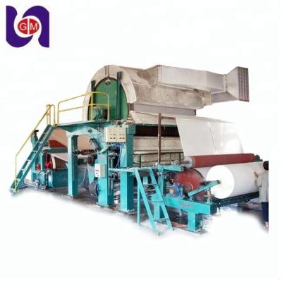 China 2400mm automatic cotton pulp to make toilet roll paper machine for sale