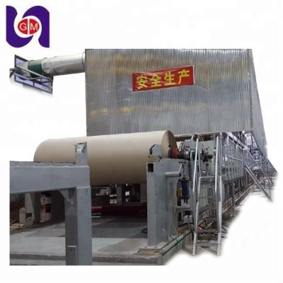 中国 Kraft Paper Making Machine Corrugated Banana Stem Kraft Paper Machine 販売のため