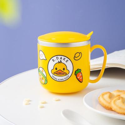 China 2022 new design high quality children's milk cup ceramic coffee mugs viable wholesale for children for sale