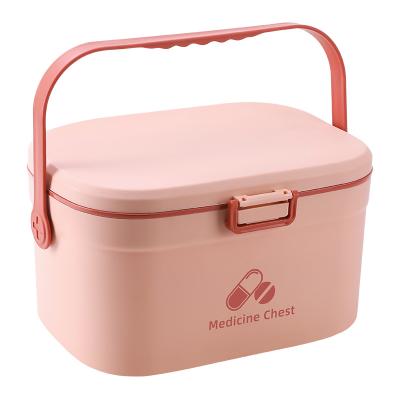 China 2022 viable new household medicine storage first aid box large capacity hot selling plastic medical box for sale