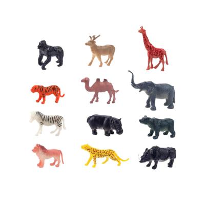 China Wholesale cheap animal plastic models simulated PVC 2 inch animal toys insect sea animal toy set for kids 54*45*40 CM for sale