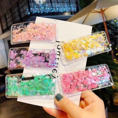 China Promotion Gift JOJO Wholesale Custom Fashion Cute Shell Lucency No Crease Ladies Children Hair Clips for sale