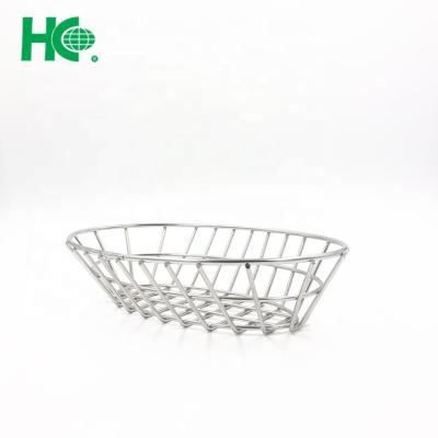 China Sustainable Metal Fast Food French Fries Serving Baskets for sale