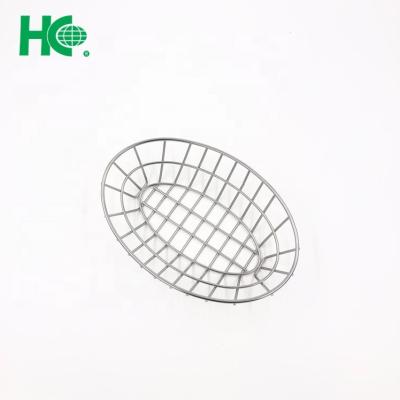 China Viable Fish and Chips Fast Food Food Wire Serving Basket for sale