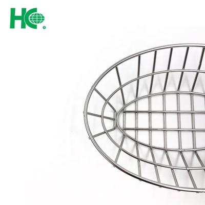 China Metal Sustainable Restaurant Bread Serving Serving Basket for sale