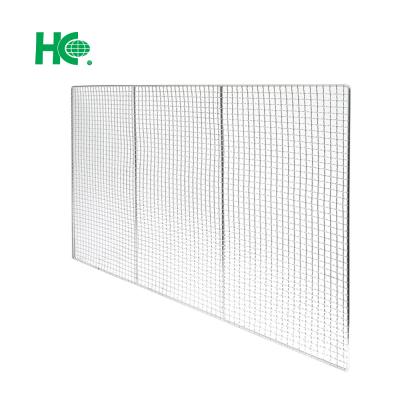 China Rectangular Heat Resistance BBQ Grill Wire Mesh BBQ Grill Net Sheet For Outdoor for sale