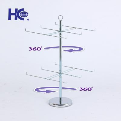 China Revolving Metal Wire Countertops Display Rack For Retail Store for sale