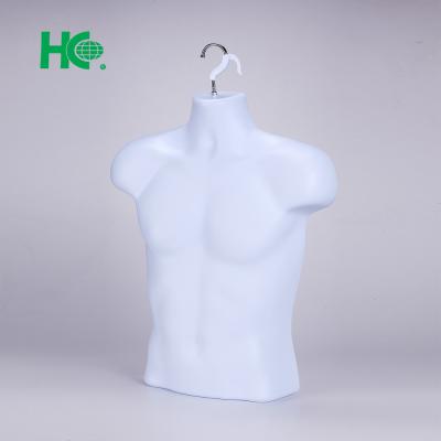 China Other White Man Half Body Hanging Mannequin For Window Display for sale