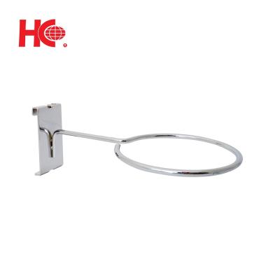 China Display Hooks Wire Ball Rack Display Hook Chrome For Gridwall for sale