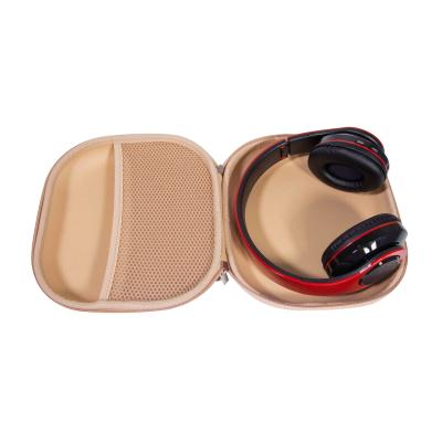 China Custom Durable PU HandleTravel Shell Eva Headphone Case Portable Hard EVA Storage Boxes Earphone Case for sale