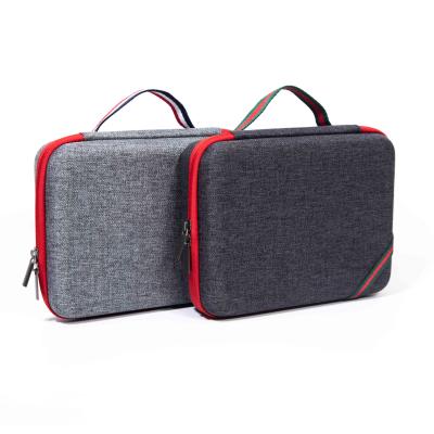 China Travel Case Storage Case For Various Tools Custom Protective Eva Shockproof Tool Cosmetic Hard Carry Massage Gun Eva Red Wine Zipper Case Eva Storage Bag foam for sale