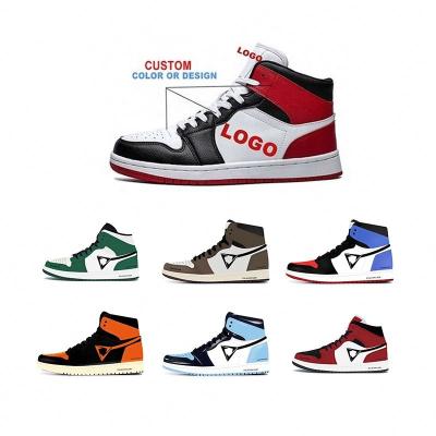 China Travi Scotts Jordan Basketball Low 1 Sneakers Sports Chicago Zapatillas Retro Sneakers Shoes Active Jordan 1 Mid High Custom Shoes for sale