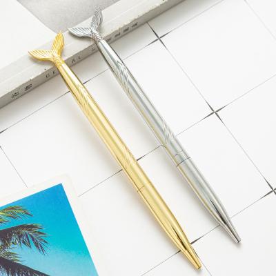 China office & School Pen New Creative Fashionable Dream Metal Pen Custom Logo Mermaid Ballpoint Pen for sale