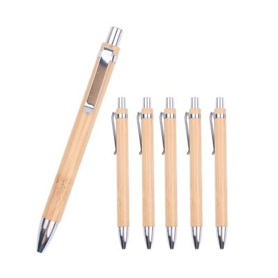 China Manufacturer Promotional Wooden Pen Custom Free Sample Classic Bamboo Ball Pen for sale