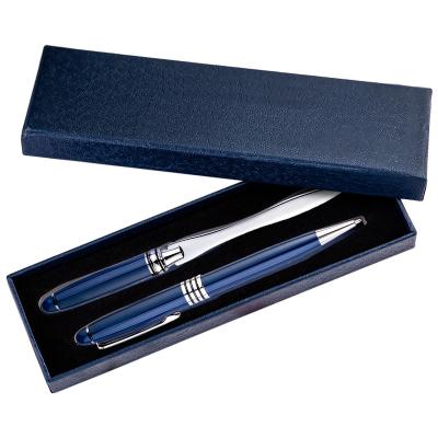 China office & Luxury Pen Gift Box Set Beautiful Pen In A Pen Envelope Cutter Custom Logo Metal Pen School for sale