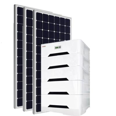 China Hot Selling Professional WiFi/GPRS All In One Energy Storage Home Solar Power System 5kw Household Photovoltaic Energy Storage for sale