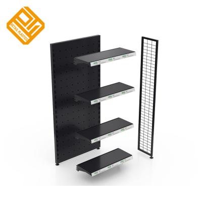 China Supermarket Convenience Shelves 4ways High Quality Double Sided Display Rack for sale