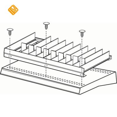 China Easy Management Beverage Bottle Plastic Supermarket Installation Shelf Facing System for sale