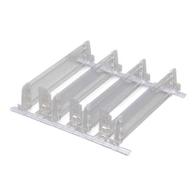 China Plastic back gondola shelving supermarket shelf cigarette shelf pusher for sale