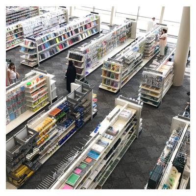 China Double Sided Shelf and Supermarket Solution Rack from HBE for sale