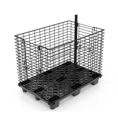 China Supermarket Storage & Hot Promotion Supermarket Sale Metal Promotion Cage With Price Bracket for sale