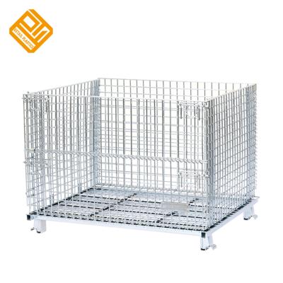 China Long Lasting Durable Square Wire Container With Strong Load Capacity And Convenient Installation for sale