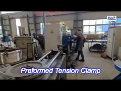 telecommunication guy grip 3/8 preformed tension clamp