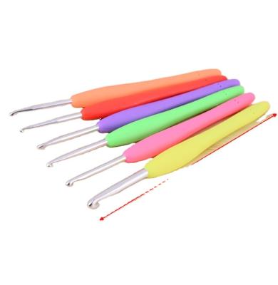 China Household New TPR Aluminum Needle DIY Colorful Sundries Sweater 2021 Hand Knitting Tools for sale