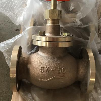 China JIS Marine Globe Check Valve F7411 5K Union Marine Hood for sale