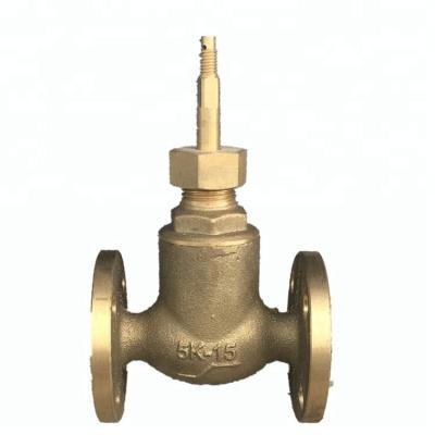 China JIS F7301 5K Marine Brass Globe Valve Marine Stop Valve for sale