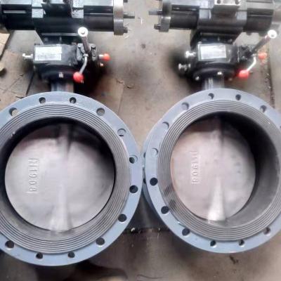 China MARINE Double Flange Butterfly Valve Marine Short Type for sale