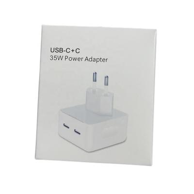 China Factory Price 35W Mobile Phone Charger Power Dual Port Adapter Palladium Quick Fast Charger 35 Watt Mobile Phone Chargers For iPhone For iPad for sale