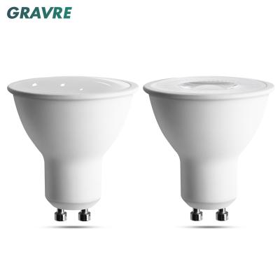 China Minimalist Ceiling Spot Light Fixture 3000K 4000K 220V 5W 6W Lens MR16 GU10 LED Bulb Light Lamp for sale