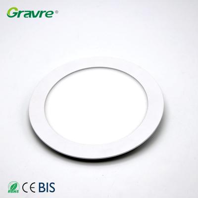 China Modern 225MM 18W Recessed Panel Mounted SMD2835 LED Super Flat Round Panel Light for sale