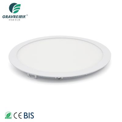 China Modern Home IP20 Ceiling 18W High Lumen Led Round Shape Flat Panel Light for sale