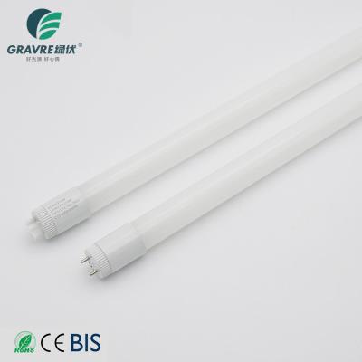 China China Manufacturer High Brightness Read Lamp 9W 12W 18W 24W Residential T8 Glass Tube LED Light for sale