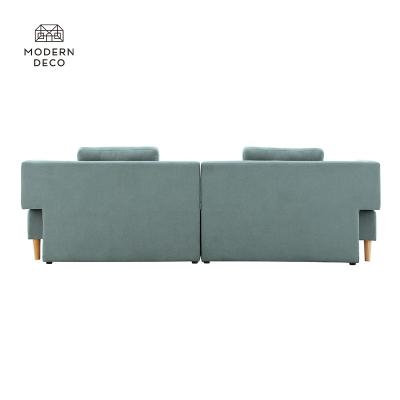 China 2021 Foldable New Customized Multifunctional Universal Sectional Sofa Set Convertible Sofa Set With 5 In 1 Storage for sale