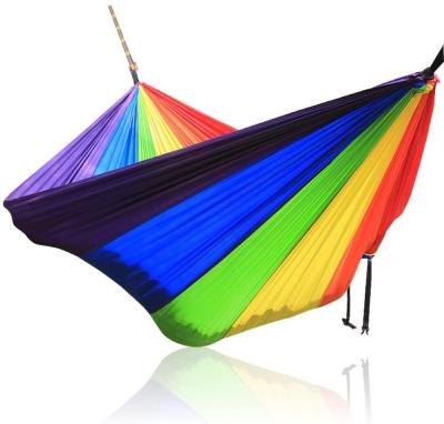 China Garden Parachute Hammock Modern Portable Lightweight Recycled Nylon Camping OEM Customized Double Outdoor for sale